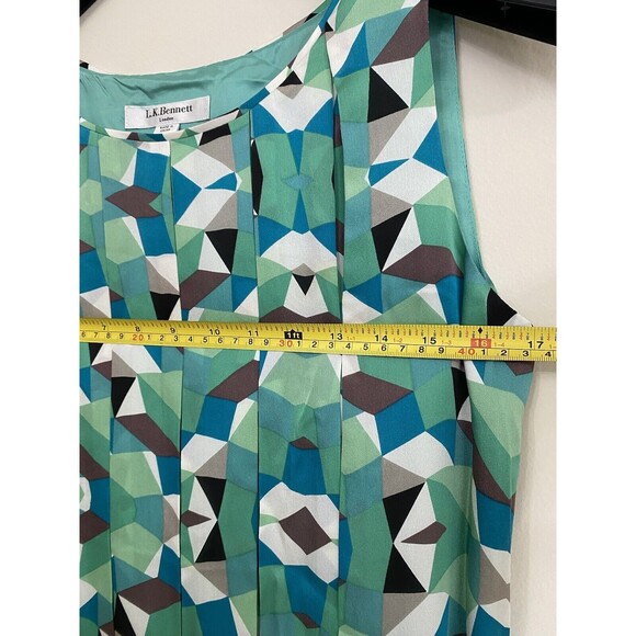 L.k. Bennett 100% Silk Dr Kaysa Dress size 4 - Picture 10 of 13